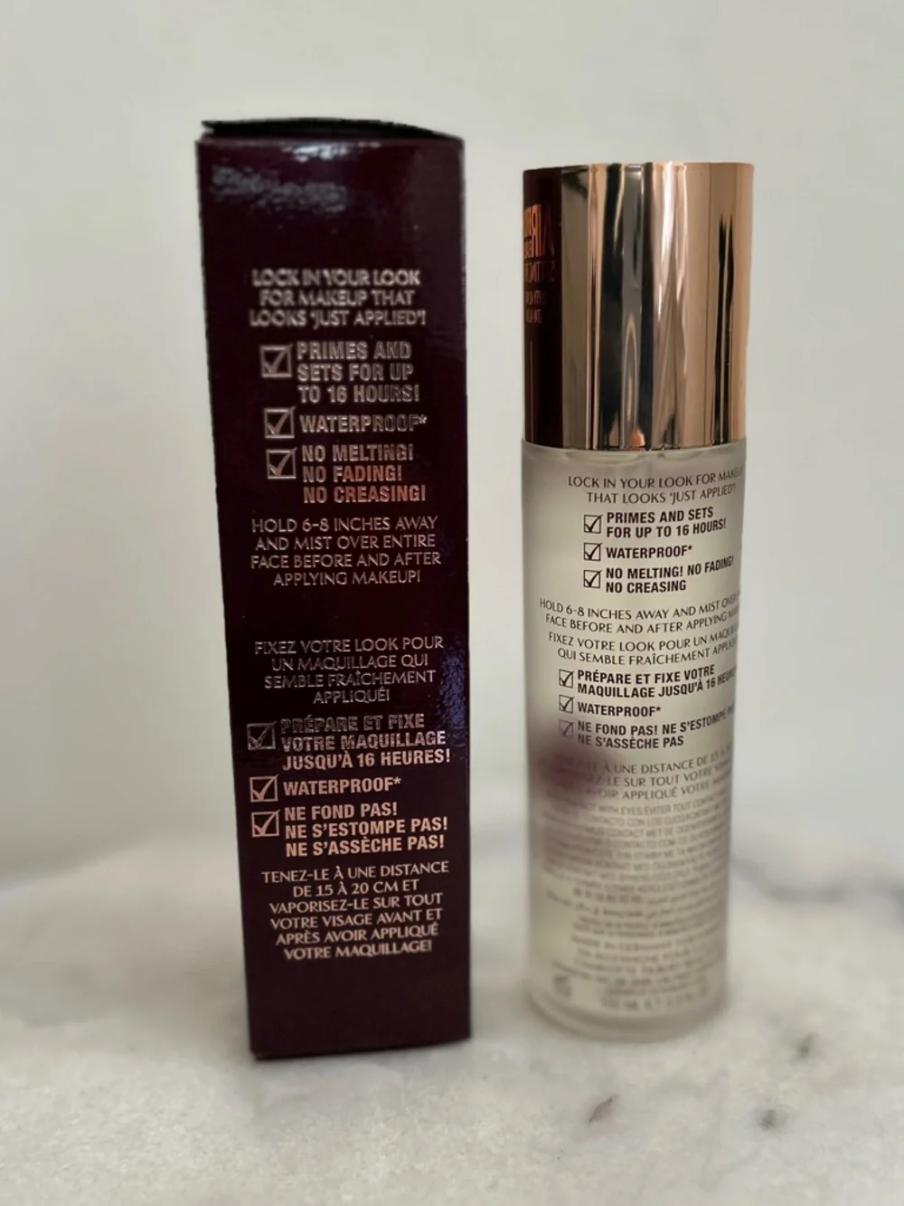 New in box Charlotte Tilbury Airbrush Flawless Setting Spray 100ml / 3.3 fl oz